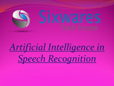 Cs188 Spring 2023 Ppt – Artificial Intelligence In Speech Recognition Powerpoint Presentation | Free To Download - Id: 8C846F-Ndgwm