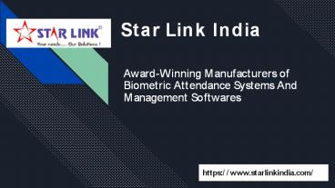 Biometric Attendance System PDF PPT presentation | free to download