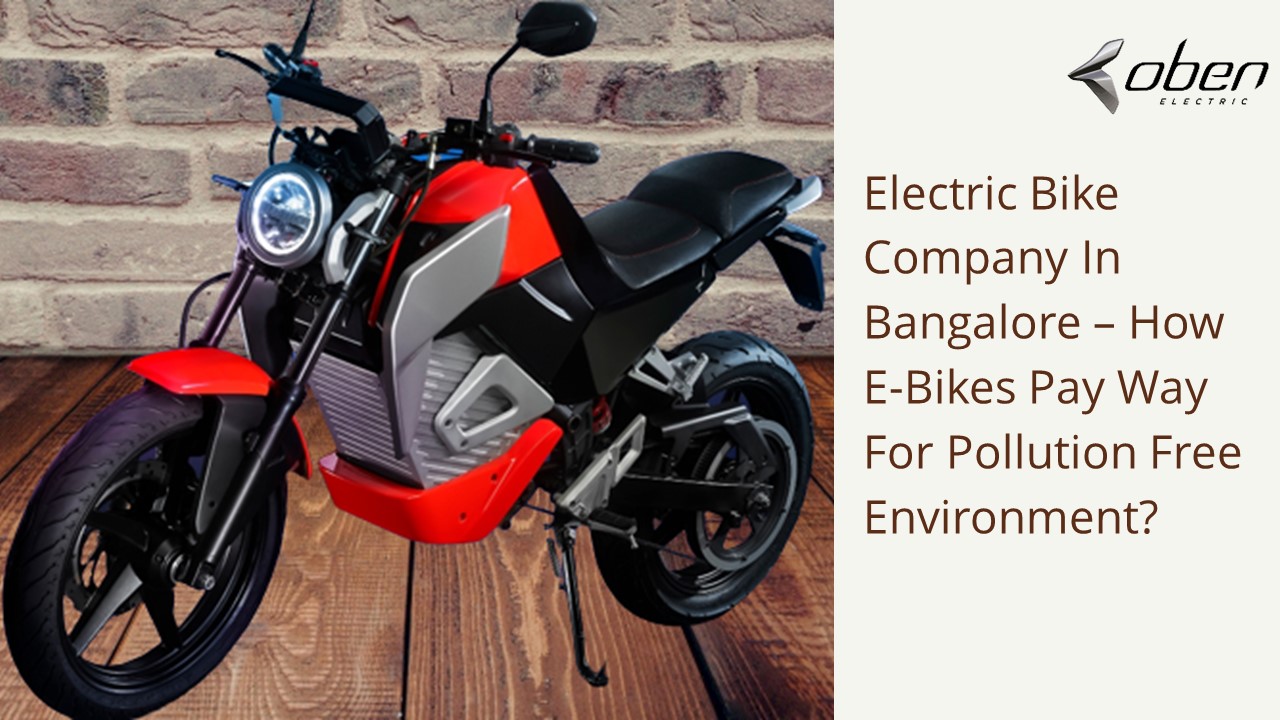 PPT Electric Bike Company In Bangalore How EBikes Pay Way For