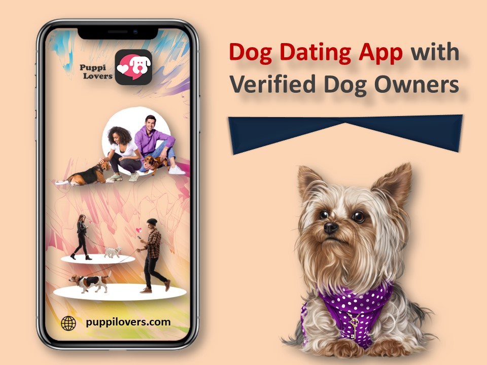 PPT Dog Dating App with Verified Dog Owners PowerPoint presentation