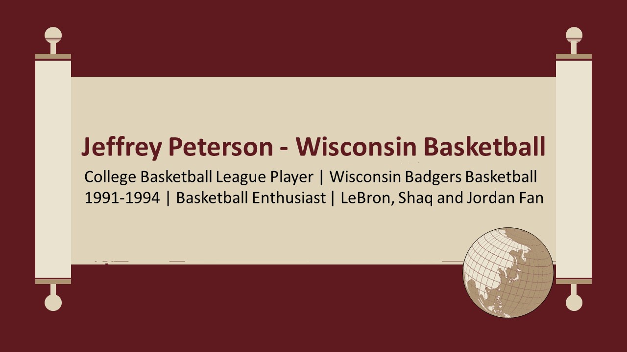 PPT Jeffrey Peterson Wisconsin Basketball A Passionate Influencer