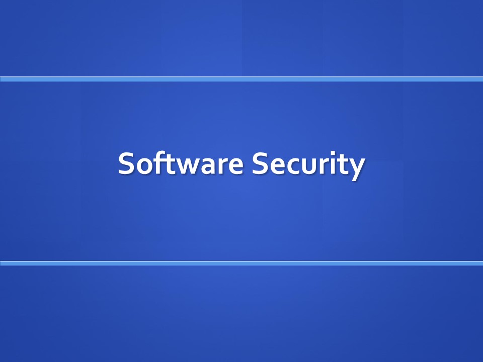 PPT Software Security PowerPoint presentation free to download id
