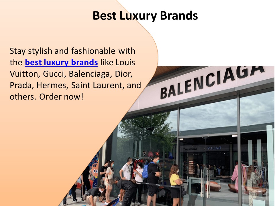 PPT Best Luxury Brands PowerPoint presentation free to download