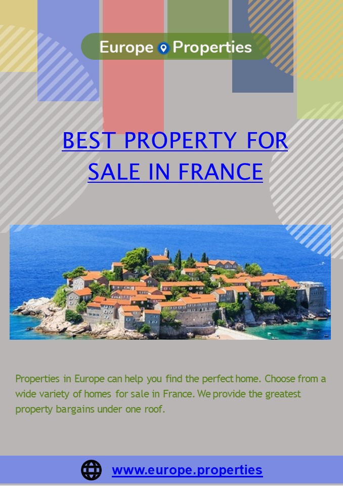 PPT Property For Sale In France Europe Properties PowerPoint