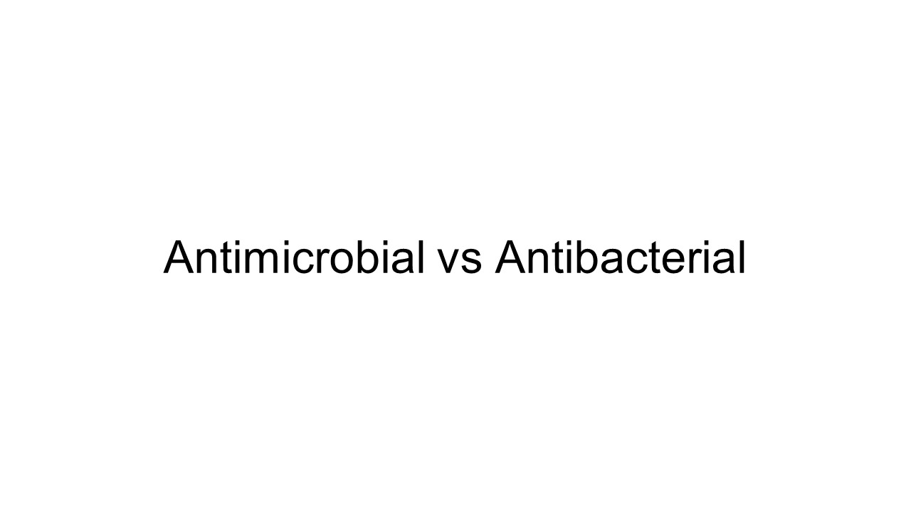 PPT Antimicrobial vs Antibacterial PowerPoint presentation free to