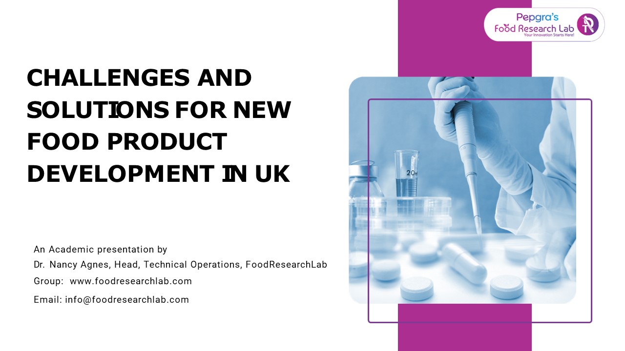 PPT Food Product Development Challenges And Solutions In The UK