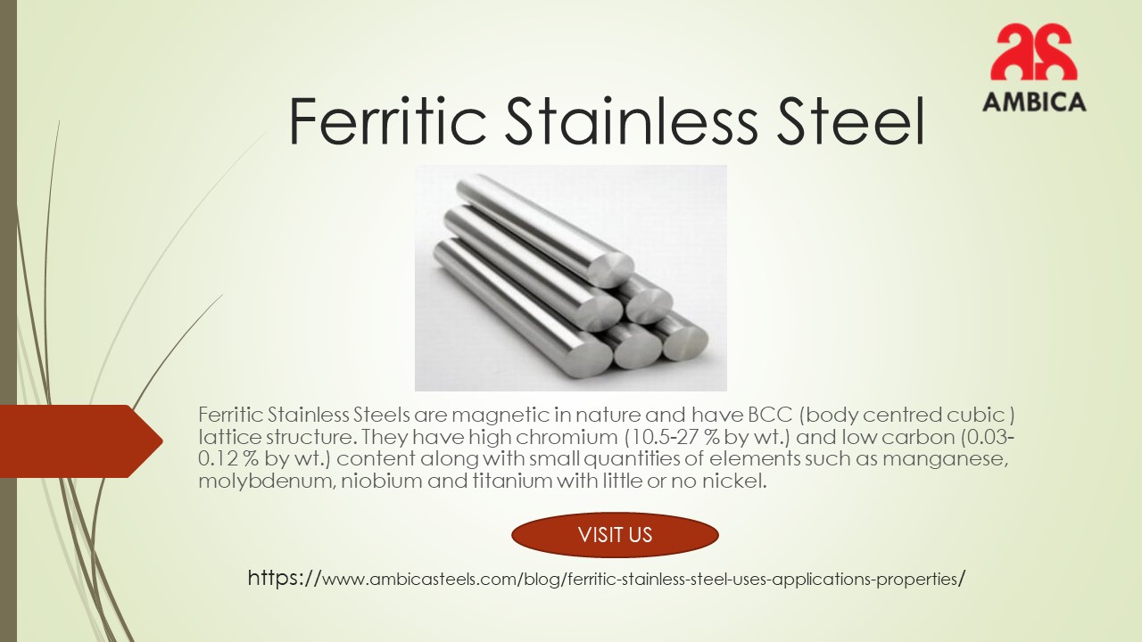 PPT Ferritic Stainless Steel PowerPoint presentation free to