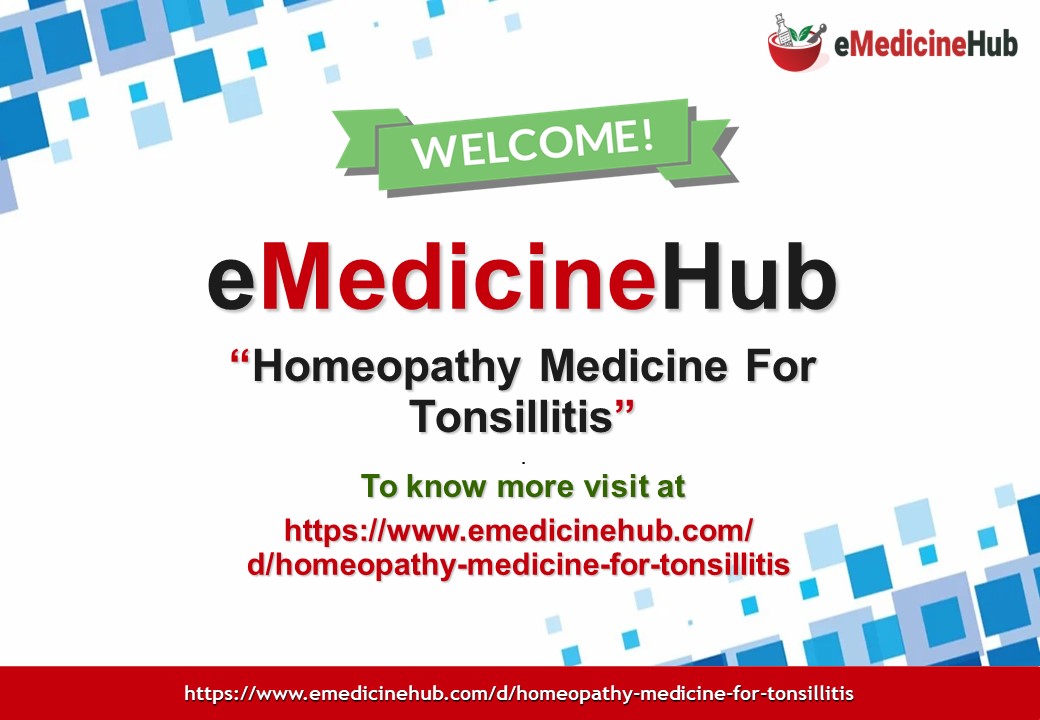 PPT Homeopathy Medicine for Tonsillitis PowerPoint presentation
