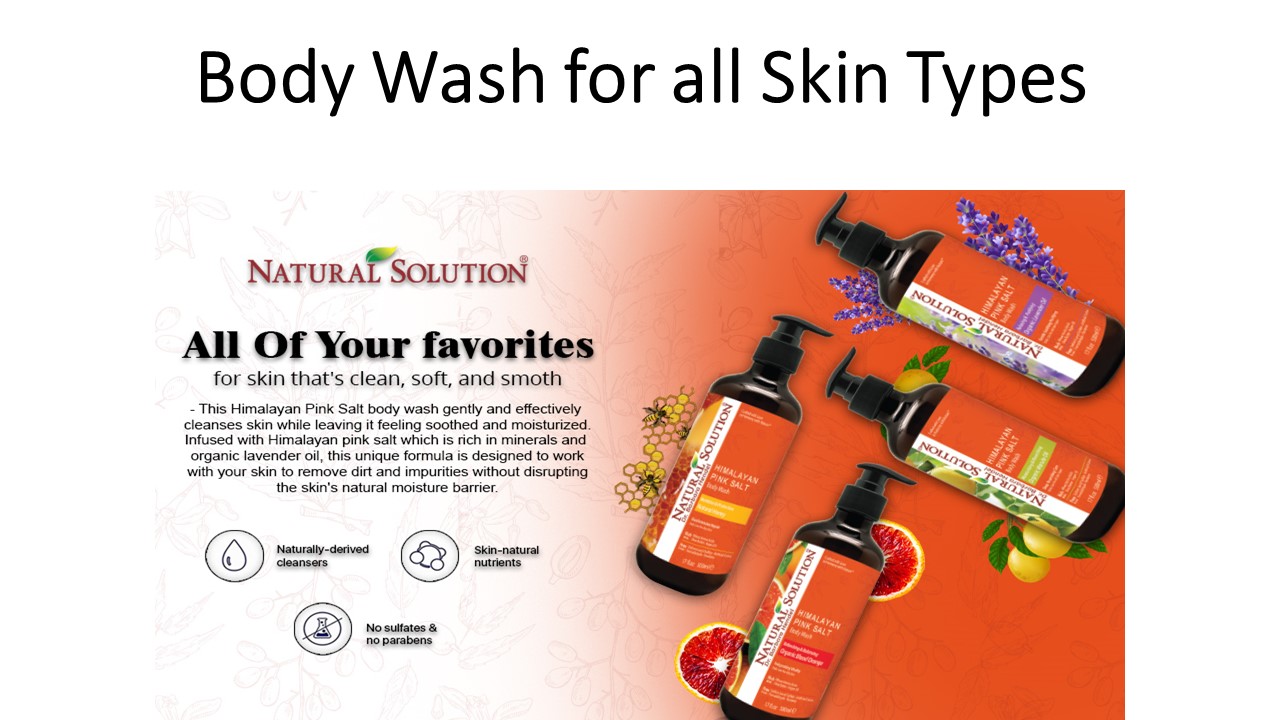 PPT Body Wash for all Skin Types PowerPoint presentation free to