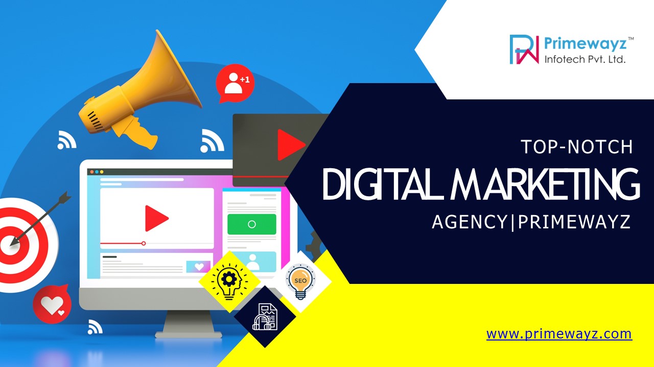 PPT TopNotch Digital Marketing AgencyPrimewayz PowerPoint