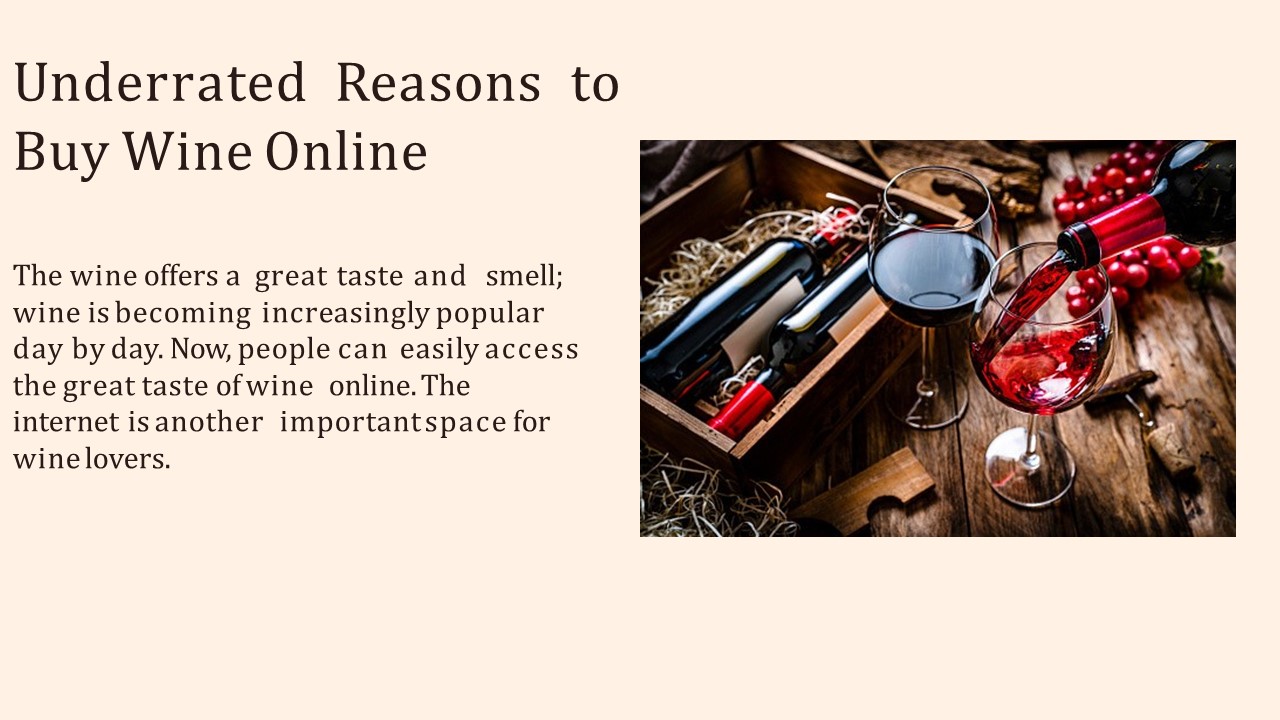 PPT Underrated Reasons to Buy Wine Online (1) PowerPoint presentation