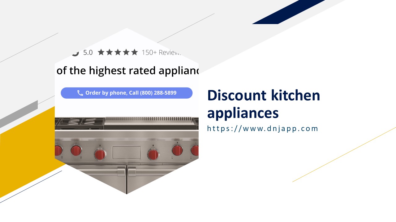PPT Discount kitchen appliances PowerPoint presentation free to