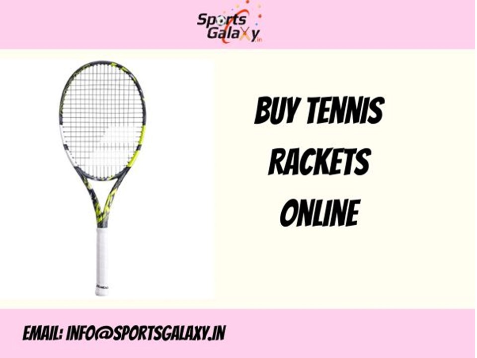 PPT Buy Tennis Racket Online PowerPoint presentation free to