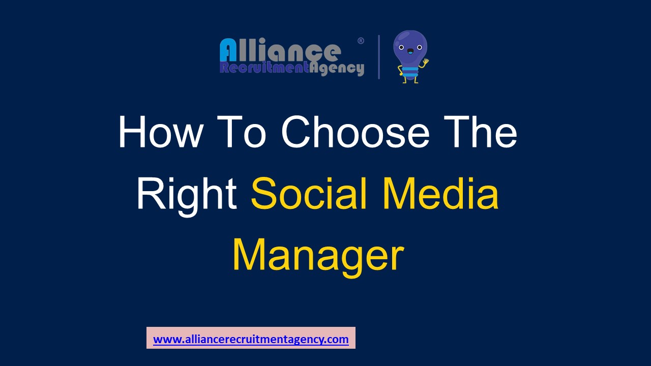 PPT How to Hire a Social Media Manager in 4 Steps PowerPoint