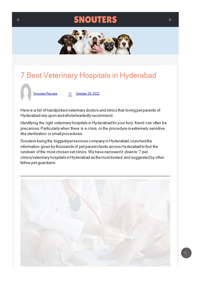 PPT Best Veterinary Pet Clinic Hospital in Hyderabad PowerPoint