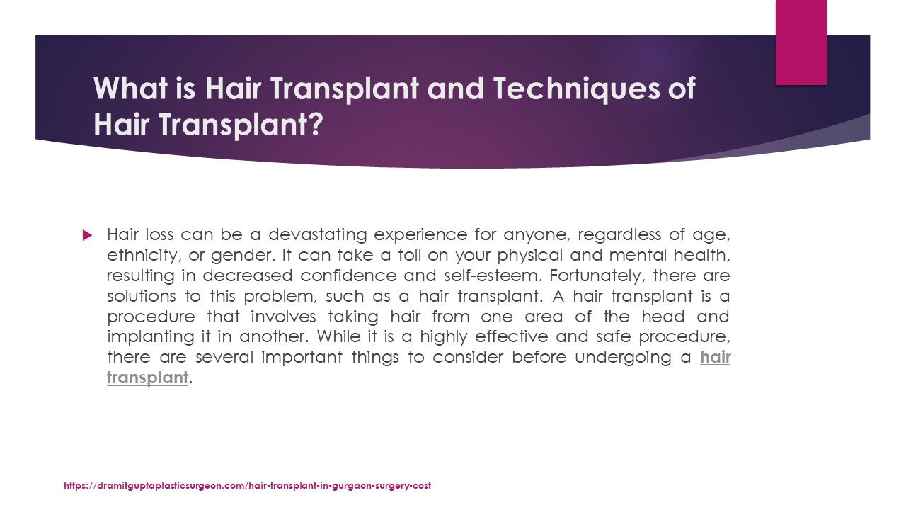 PPT What is Hair Transplant and Techniques of Hair Transplant