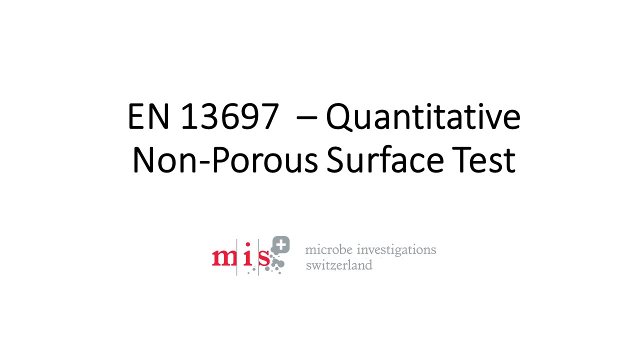 PPT EN 13697 Quantitative nonporous surface test PowerPoint