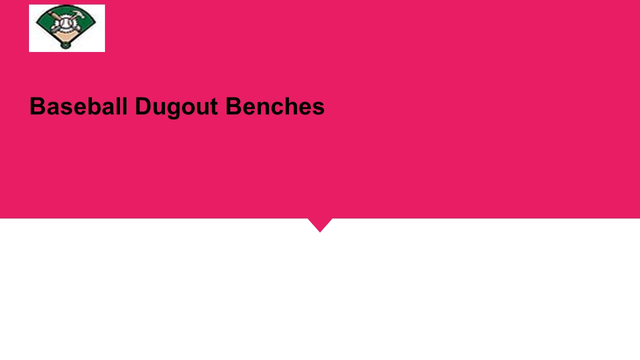 PPT Baseball Dugout Benches PowerPoint presentation free to