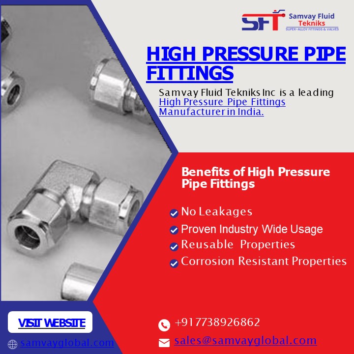 PPT High Pressure Pipe Fittings Instrumentation Tube Fittings