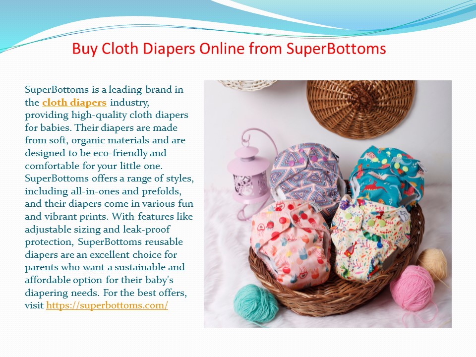 PPT Buy Cloth Diapers Online from SuperBottoms PowerPoint