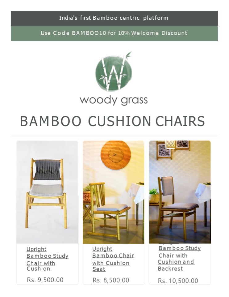 PPT Buy Bamboo Cushion Chair Cushion Chair WoodyGrass PowerPoint