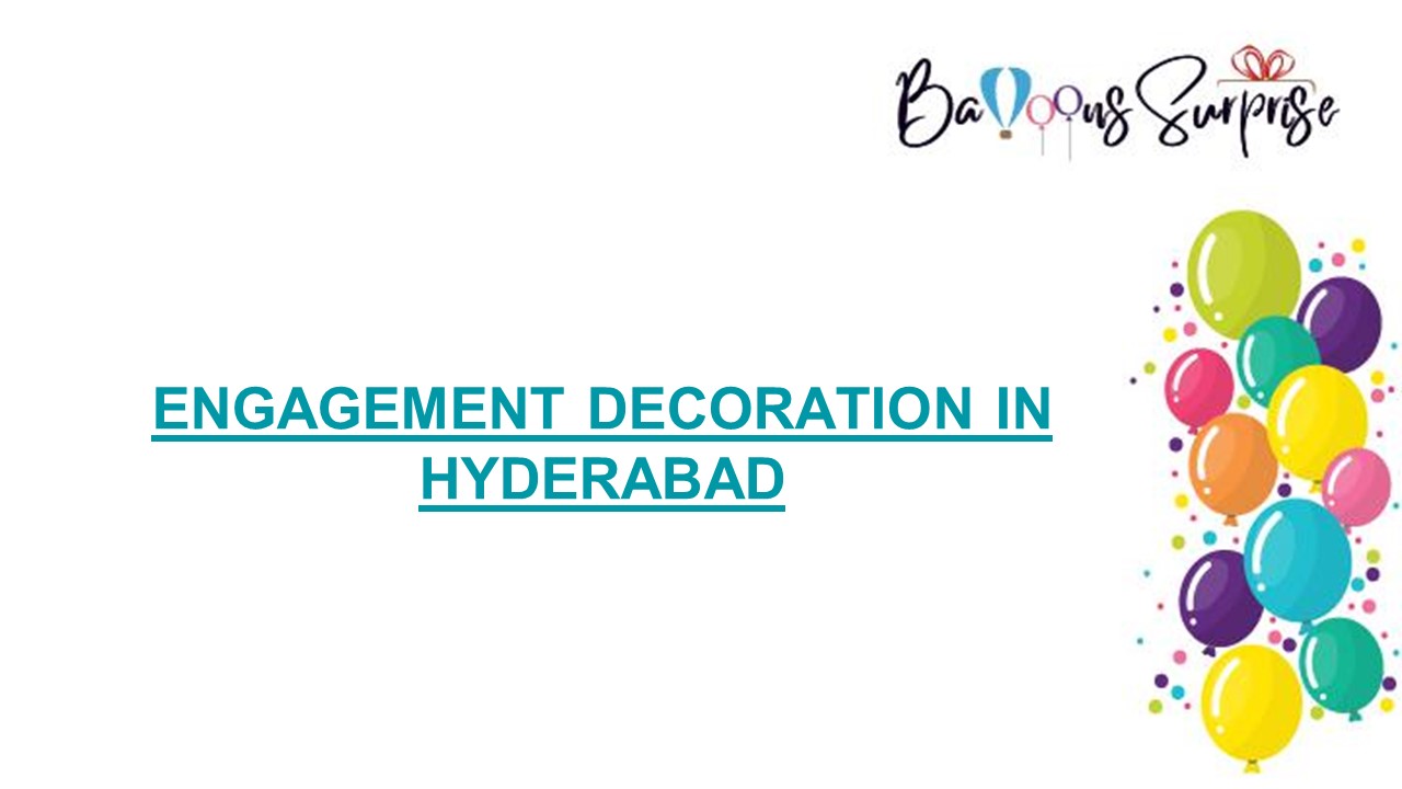 PPT Engagement decoration in Hyderabad PowerPoint presentation free