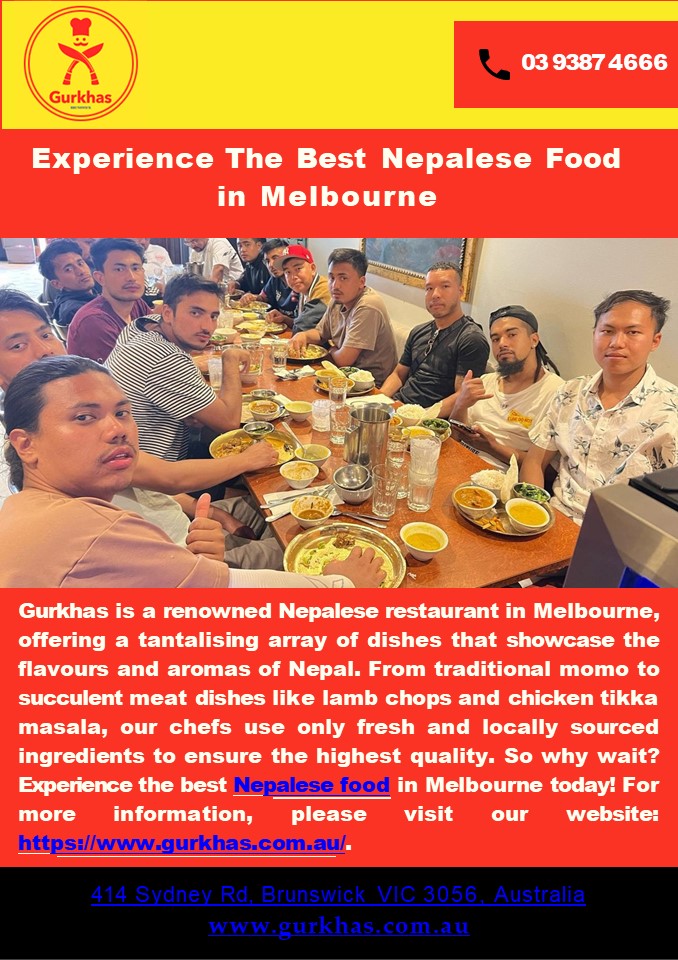 PPT Experience The Best Nepalese Food in Melbourne (1) PowerPoint