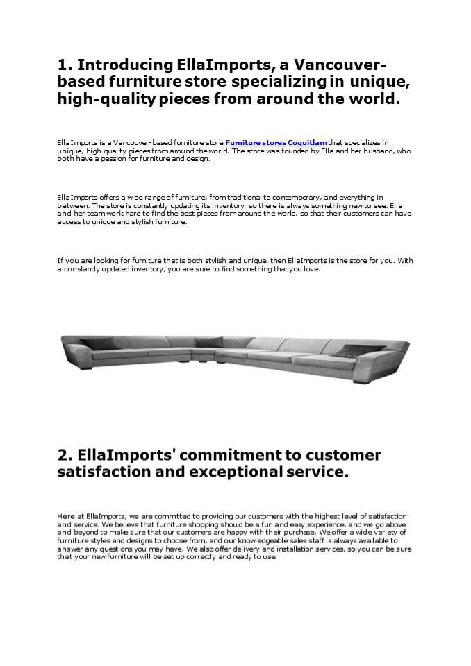 PPT Places To Look For A Buy Furniture Vancouver PowerPoint