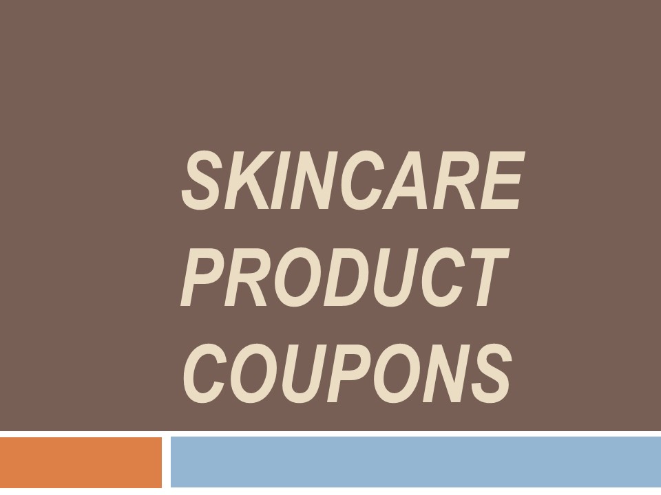 PPT Skincare product coupons PowerPoint presentation free to