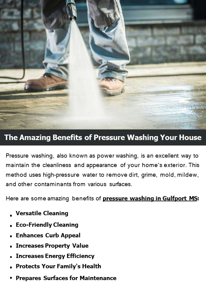 PPT The Amazing Benefits of Pressure Washing Your House PowerPoint