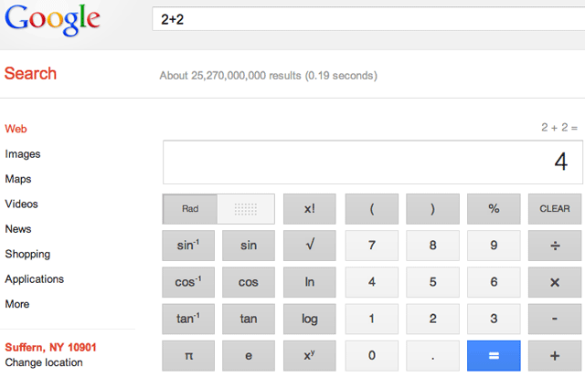 Google Updates Their Calculator In Search Results