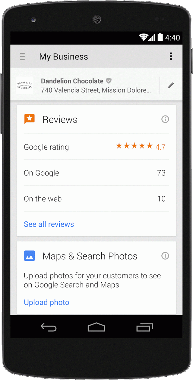 Google My Business Adds Reviews Notifications, Driving Heat Maps, Phone