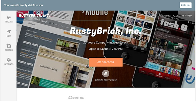 Build your website – Google Domains