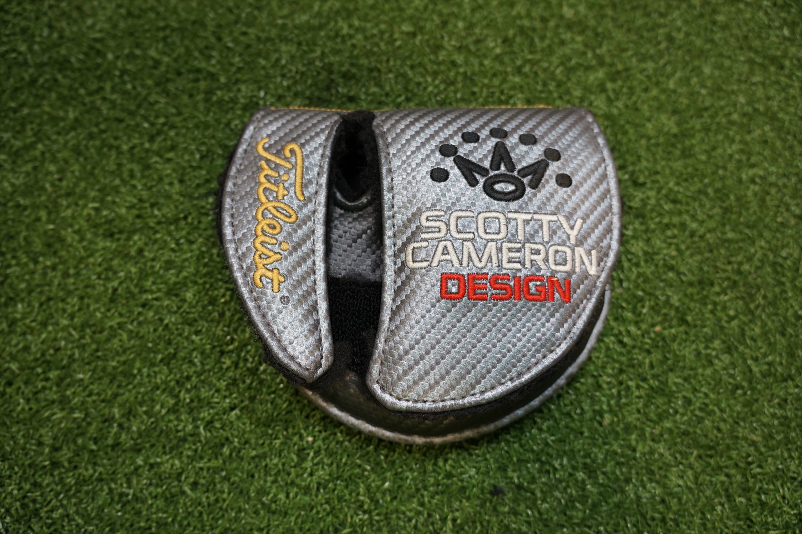 Scotty Cameron Milled Putters Heel Shafted Mallet Putter Headcover Very
