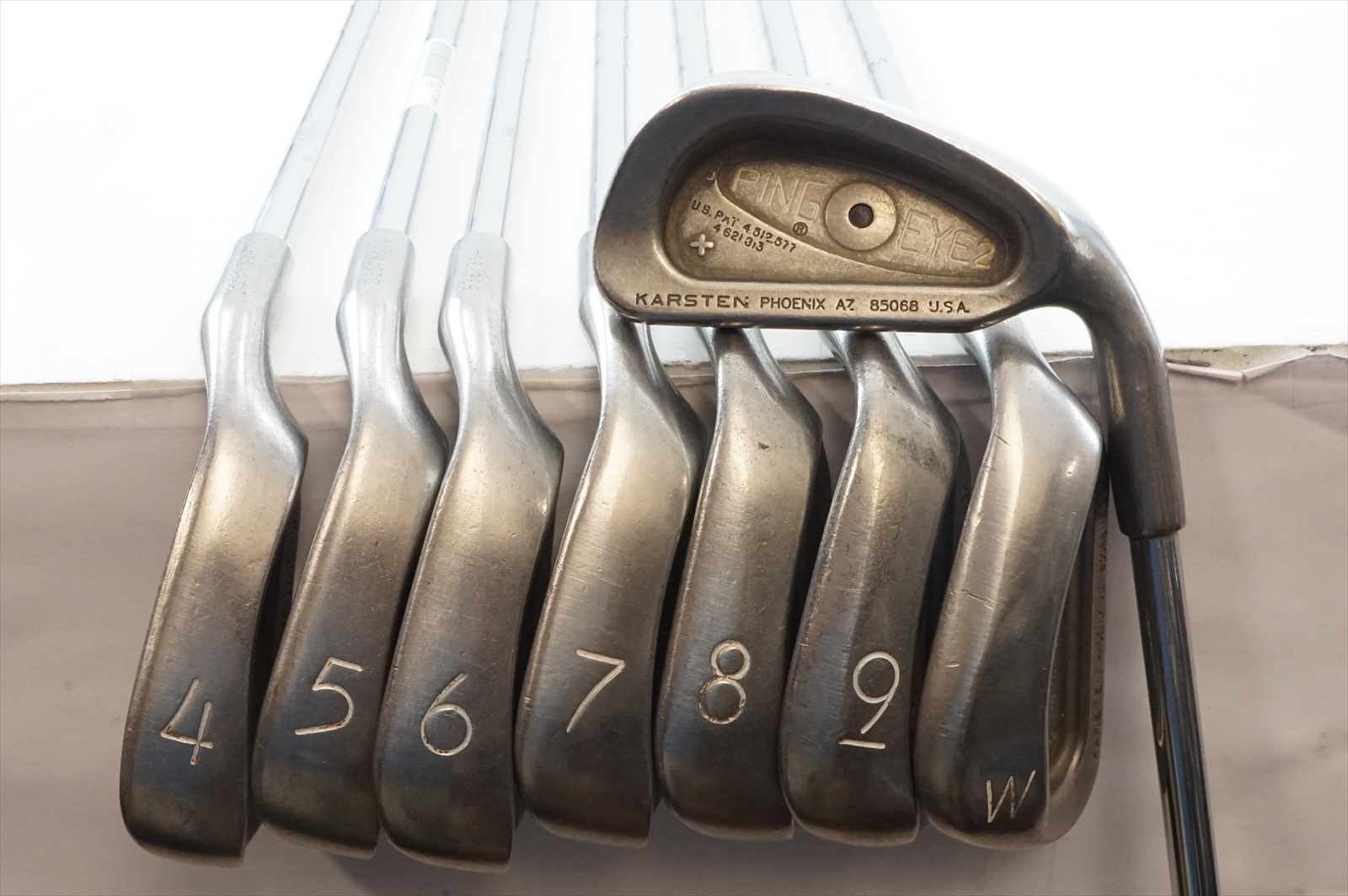 Ping Eye 2 Plus Karsten Black Dot Iron Set Stiff Flex Steel 3Pw