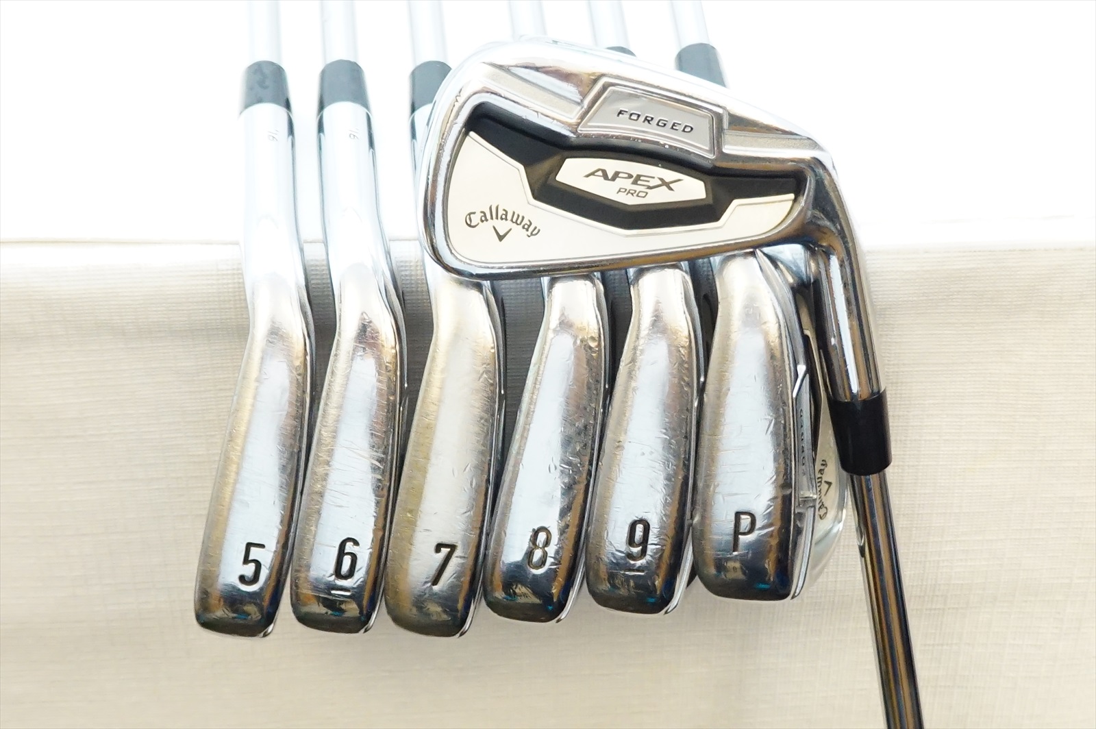 CALLAWAY APEX PRO 16 IRON SET EXTRA STIFF FLEX KBS STEEL 4PW 0809447 eBay