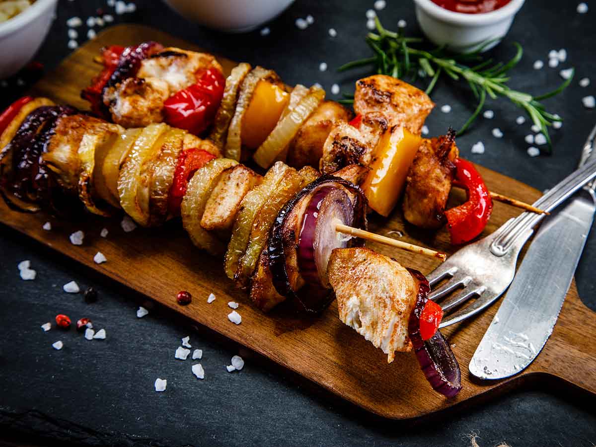 Calories in British turkey piripiri kebabs by morrisons and Nutrition