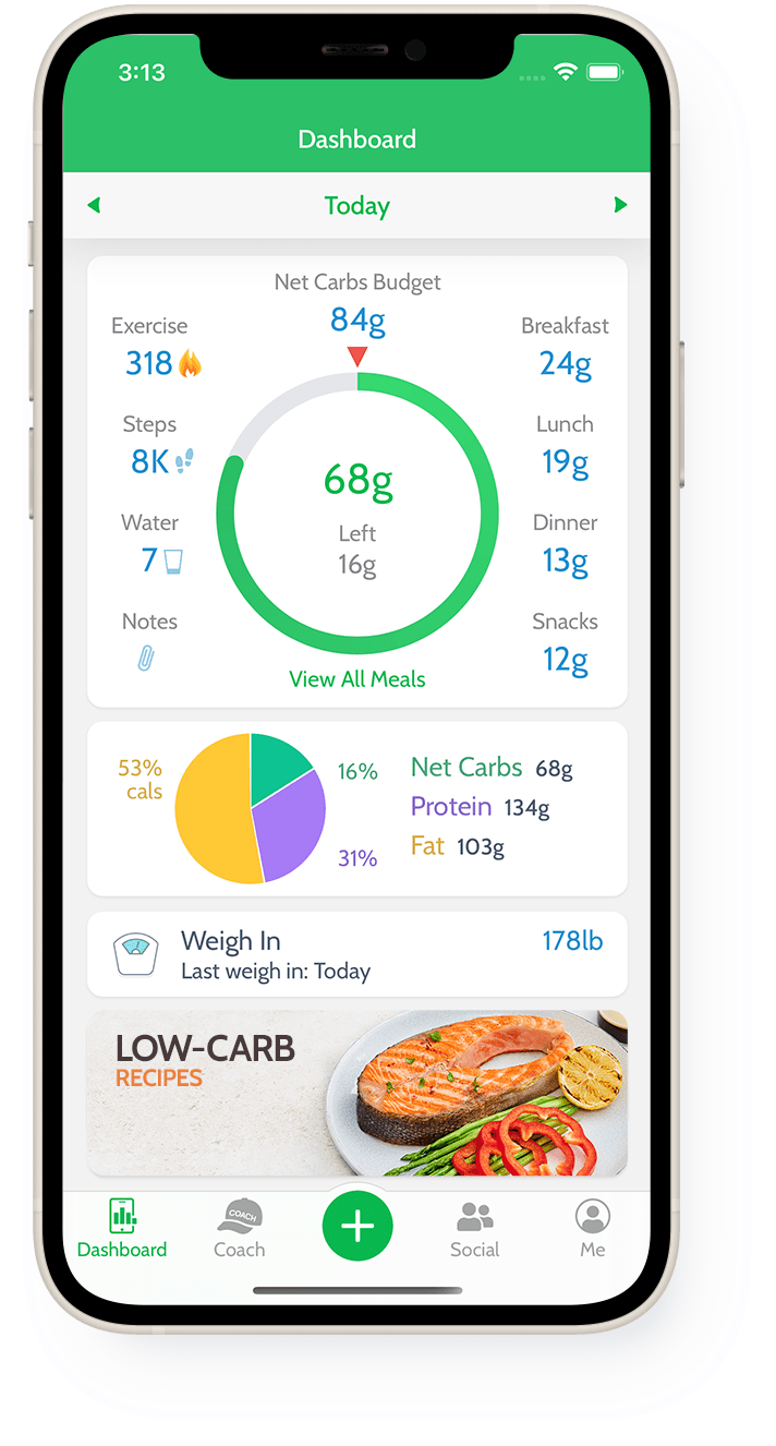 Carb Genius LowCarb & Keto Diet App