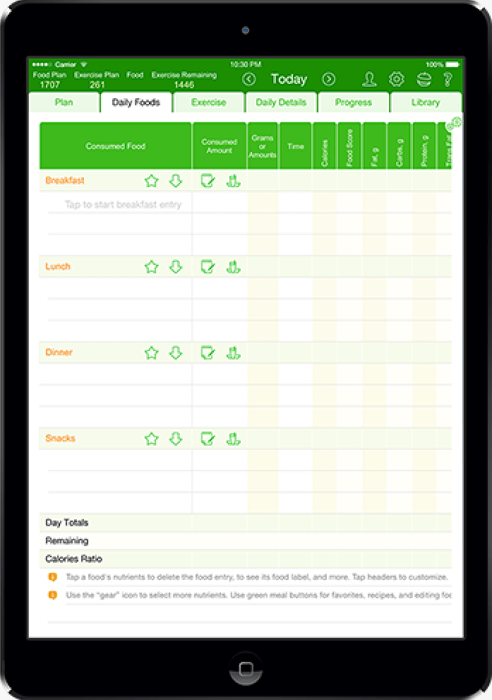 The Best iPad Food Diary and Calorie Counter App