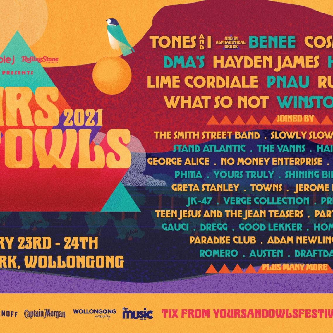 yours and owls festival 2023 Yours & Owls Festival [VIP WEEKEND PASS] at Stuart Park April 17, 2021