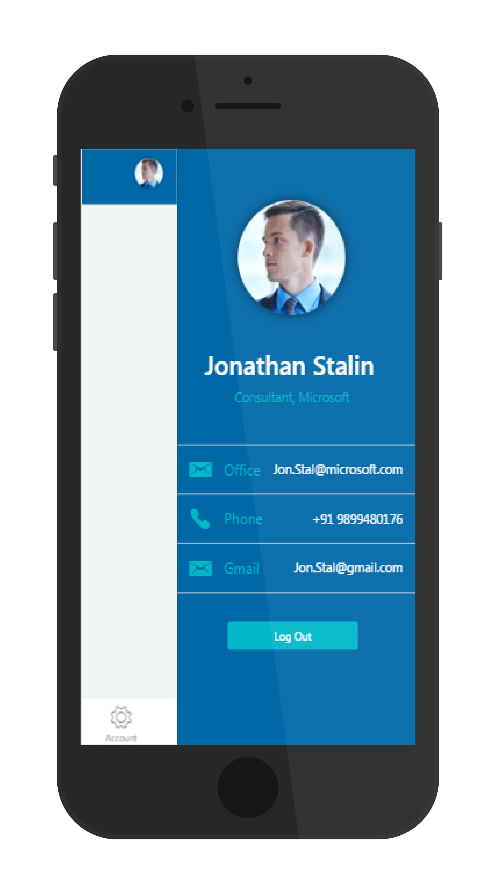 Ionic Home Page Example pmsdesign