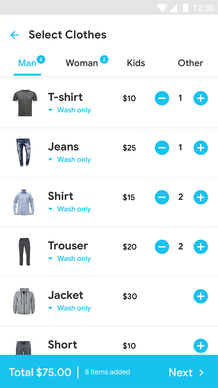 Laundryapptemplateapp Ionic Marketplace
