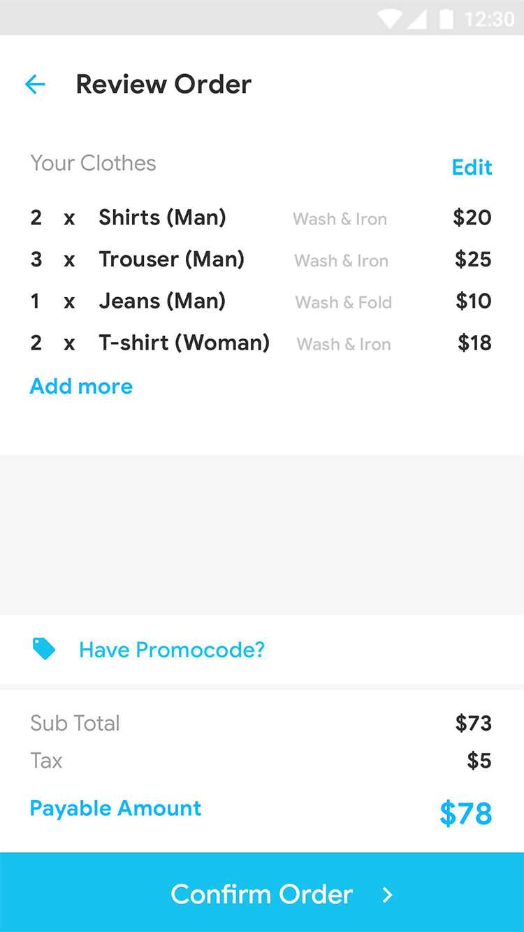 Laundryapptemplateapp Ionic Marketplace
