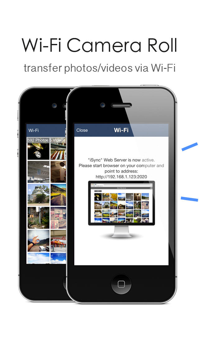 iTransfer WiFi Camera Roll Transfer / move photo and video in