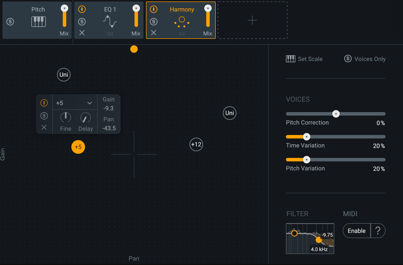 Harmony Nectar 3 Help