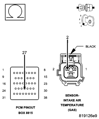 Measure the resistance of the (K900) Sensor ground circuit from the IAT
