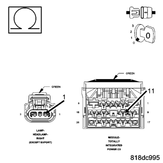 B1630-Right Low Beam Control Circuit High