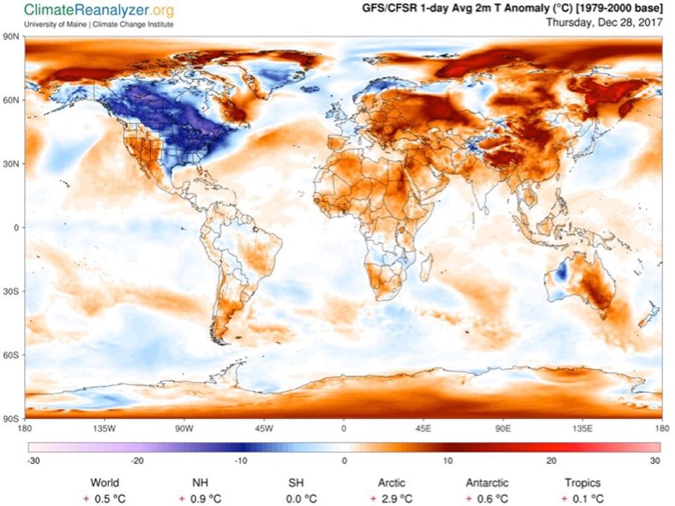 Les Défis De Voyager Avec La Température Monde Temps Reel Le vert bavoir Ce froid extrême est juste le temps mais toutes les