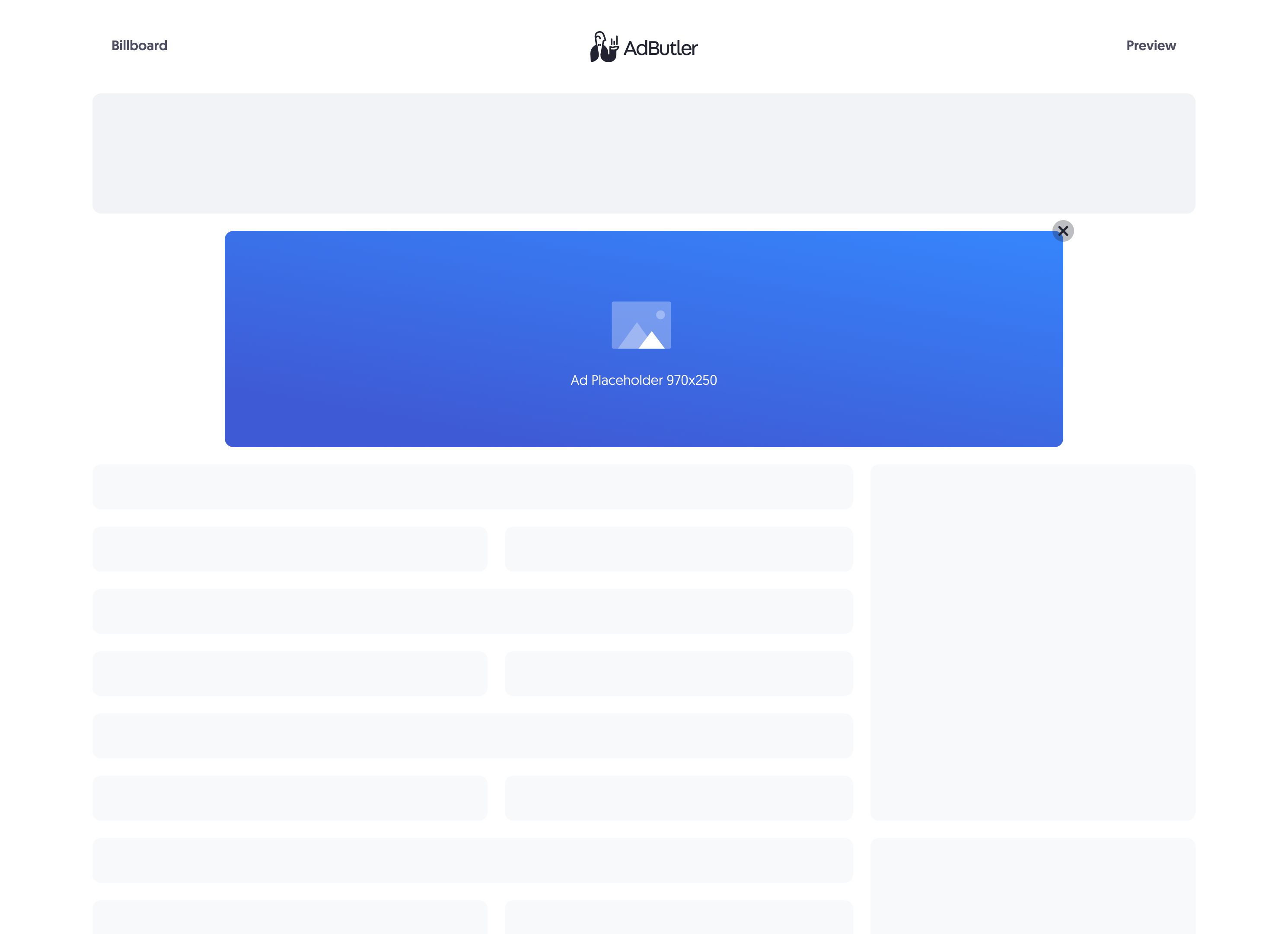 How to make custom native billboard ads