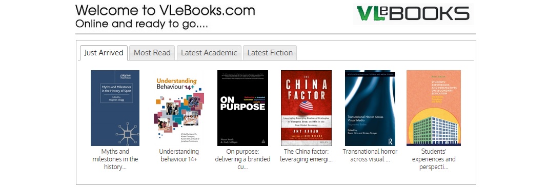 VLeBooks Ebooks LibGuides at De Montfort University